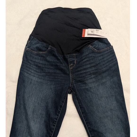 Ingrid + Isabel Maternity Women's Skinny Jeggings Jeans Size 2 Dark Wash - Picture 2 of 5